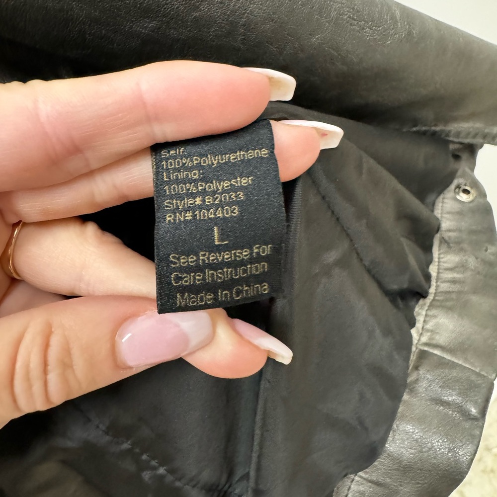 Allsaints Gray Leather Jacket - image 7